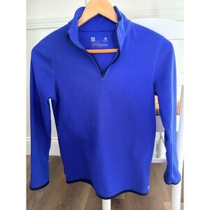 Xersion 1/4 Quarter Zip Jacket Sweater Boys Medium 10/12 Royal Blue